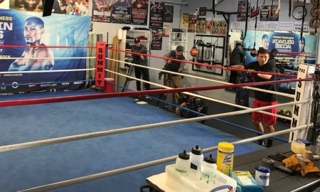 Съемочная группа НВО посетила тренировки Головкина