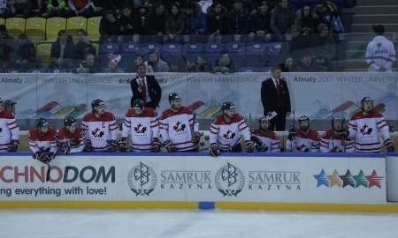 Канадские хоккеисты стали бронзовыми призерами Универсиады-2017 в Алматы