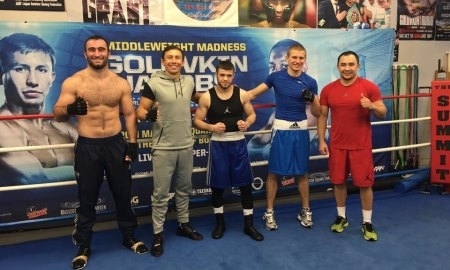 Мадиев и Гассиев тренируются с Головкиным