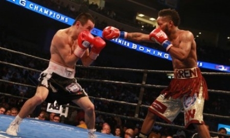 Судейские карточки боя Жакиянов — Уоррен