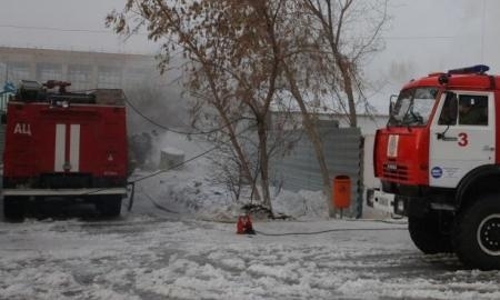 В Рудном горел Ледовый дворец