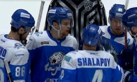 Видео шайб матча КХЛ «Барыс» — «Авангард» 1:3