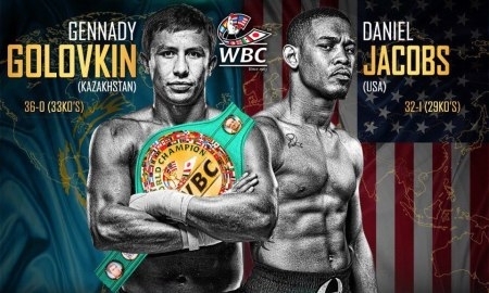 Головкин оказался легче Джейкобса за 30 дней до боя