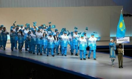Видео прохода сборной Казахстана на церемонии открытия Азиады-2017