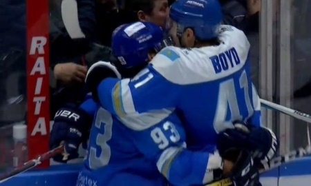 Видео шайб матча плей-офф КХЛ «Барыс» — «Трактор» 3:1