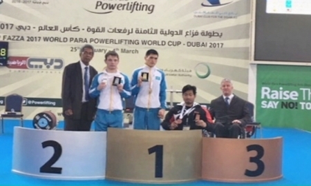 Казахстанские пауэрлифтеры-паралимпийцы завоевали медали на Кубке мира