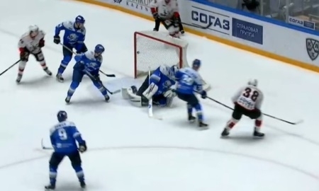 Видеообзор матча плей-офф КХЛ «Барыс» — «Трактор» 1:2 ОТ