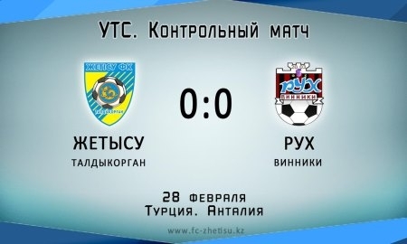 «Жетысу» сыграл вничью с украинцами