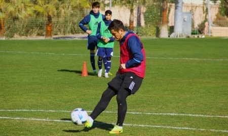 Фоторепортаж с утренней тренировки «Ордабасы» 1 февраля