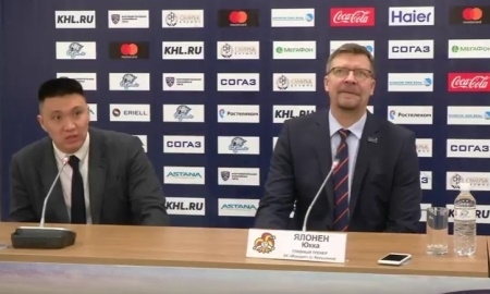 Видео послематчевой пресс-конференции КХЛ «Барыс» — «Йокерит» 0:2