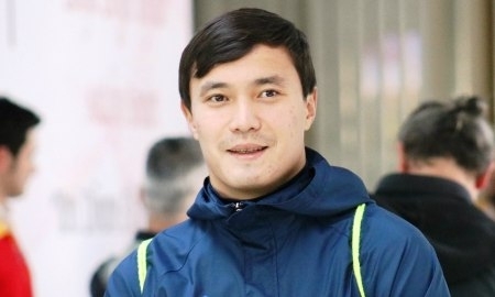 Фоторепортаж с вечерней тренировки «Окжетпеса» 1 февраля