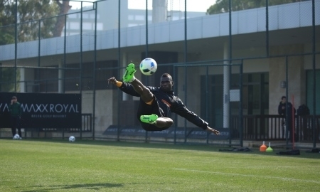 Фоторепортаж с утренней тренировки «Кайрата»