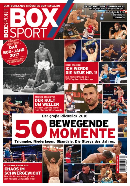 Немецкий журнал назвал Головкина лучшим боксером 2016 года