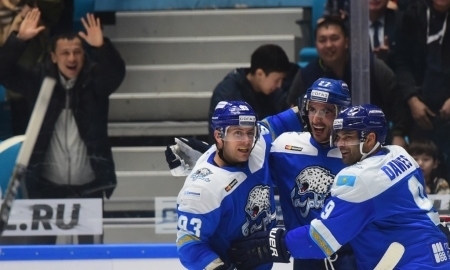 Фоторепортаж с матча КХЛ «Барыс» — «Динамо» Минск 5:1