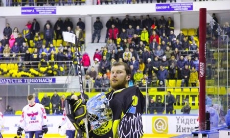 Фоторепортаж с матча ВХЛ «Сарыарка» — «Сокол» 3:2 Б