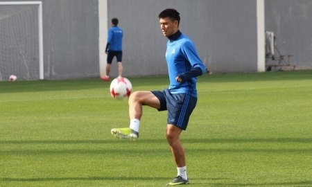 Фоторепортаж с тренировки «Астаны»