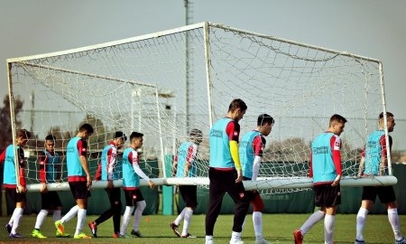Фоторепортаж с тренировки «Актобе» в Турции 11 февраля