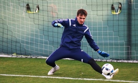 Фоторепортаж с вечерней тренировки «Окжетпеса»