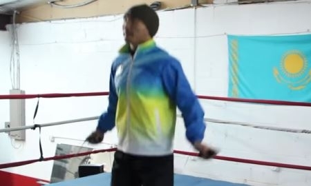 Видео с тренировки Ислама перед боем с Ассисом