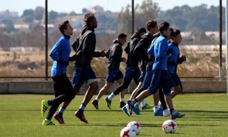 Фоторепортаж с тренировки «Астаны» в Турции