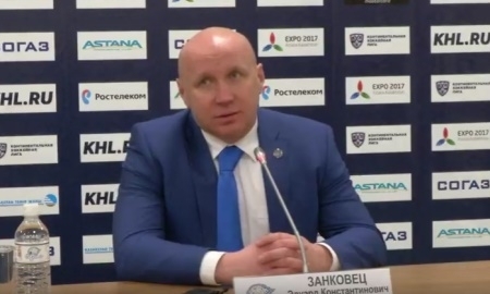 Видео послематчевой пресс-конференции игры КХЛ «Барыс» — «Металлург» Новокузнецк 2:3 ОТ