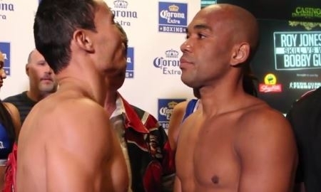 Видео с церемонии взвешивания боя Ислам — Ассис