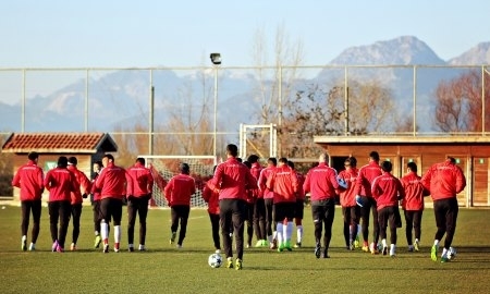 Фоторепортаж с тренировки «Актобе» в Турции 18 февраля