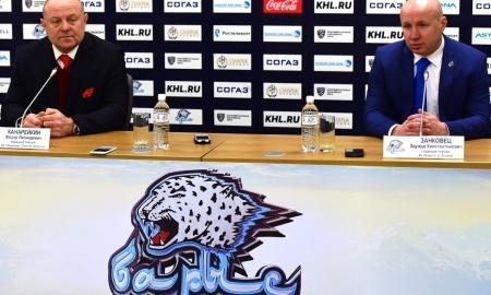 Видео послематчевой пресс-конференции игры КХЛ «Барыс» — «Авангард» 1:3