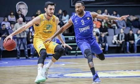 Фоторепортаж с матча ВТБ «Цмоки-Минск» — «Астана» 70:80