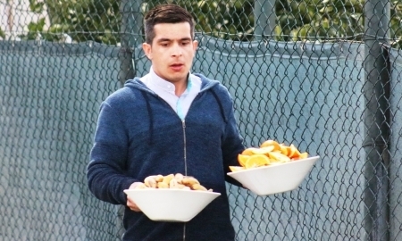 Фоторепортаж с вечерней тренировки «Окжетпеса» 19 февраля