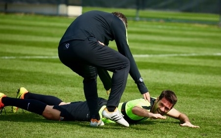 Фоторепортаж с утренней тренировки «Кайрата» на УТС