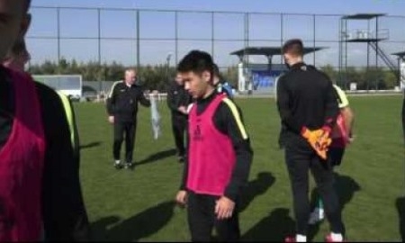 Видео тренировки «Тобола» на четвертом УТС