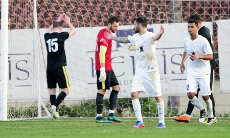 Фото с товарищеского матча «Иртыш» — «Анжи» 3:2