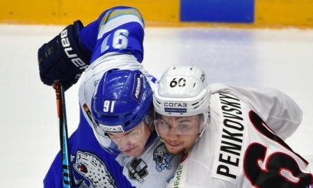 Фоторепортаж с матча плей-офф КХЛ «Барыс» — «Трактор» 1:2 ОТ