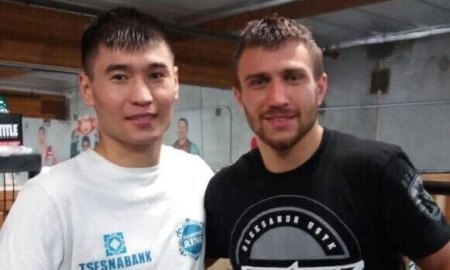 Сойлыбаев провел спарринг с Ломаченко