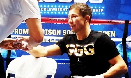 Американский кинопродюсер в восторге от тренировки Головкина