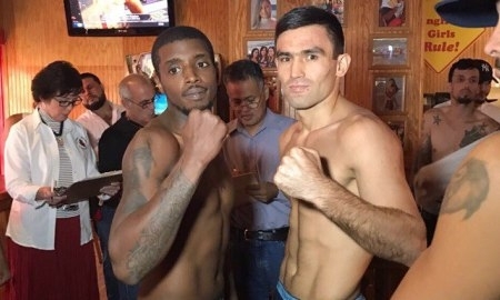 Момынов прошел взвешивание перед боем с Оберби