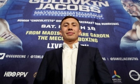 Головкин ответил на вопрос о планах нокаутировать Джейкобса