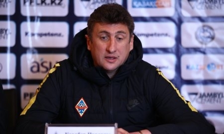 Кахабер Цхададзе: «Сегодня всё в пользу „Тараза“ было: и штанги, и вратарь»