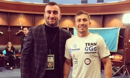 Гассиев пожелал удачи Головкину в раздевалке