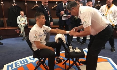 Санчес наложил тейпы Головкину