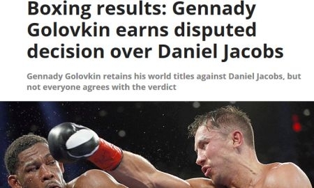 «Вердикт всех рефери был встречен насмешками со стороны толпы». Обзор зарубежных СМИ о бое Головкин — Джейкобс