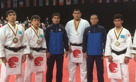 Казахстанские дзюдоисты завоевали пять медалей на международном турнире