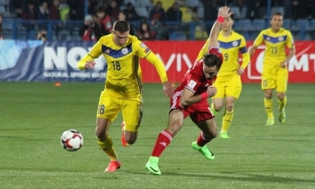 Шомко сыграл 30-й матч за сборную Казахстана