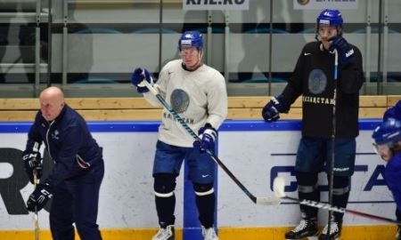 Национальная сборная Казахстана провела первую тренировку