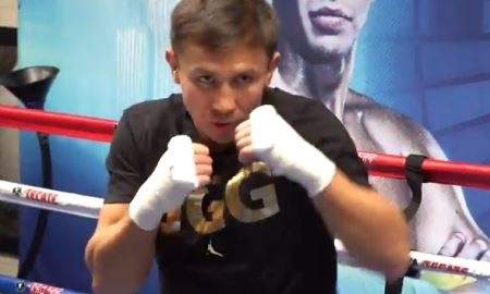 Полное видео открытой тренировки Головкина 28 февраля