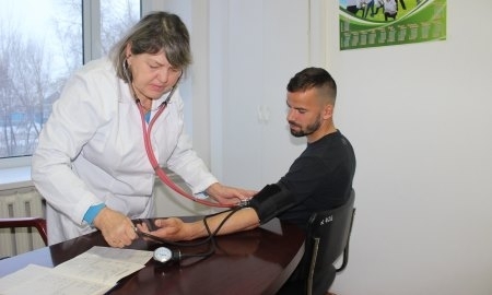 Как футболисты «Тобола» проходили процедуру диспансеризации