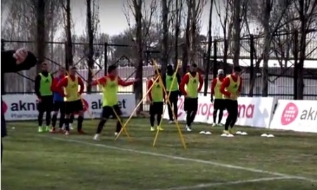 Видео тренировки «Актобе» в Шымкенте
