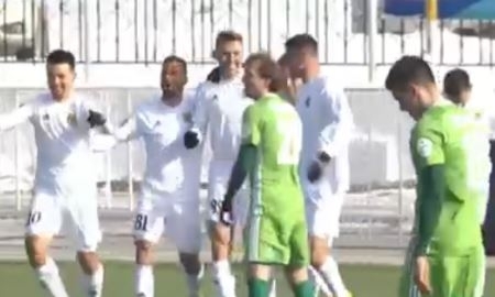 Видео второго гола Щеткина матча Премьер-Лиги «Тобол» — «Атырау»