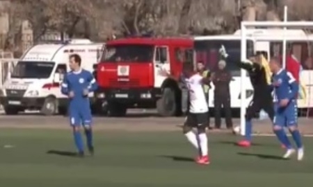 Видео гола Николича матча Премьер-Лиги «Кайсар» — «Окжетпес» 1:0